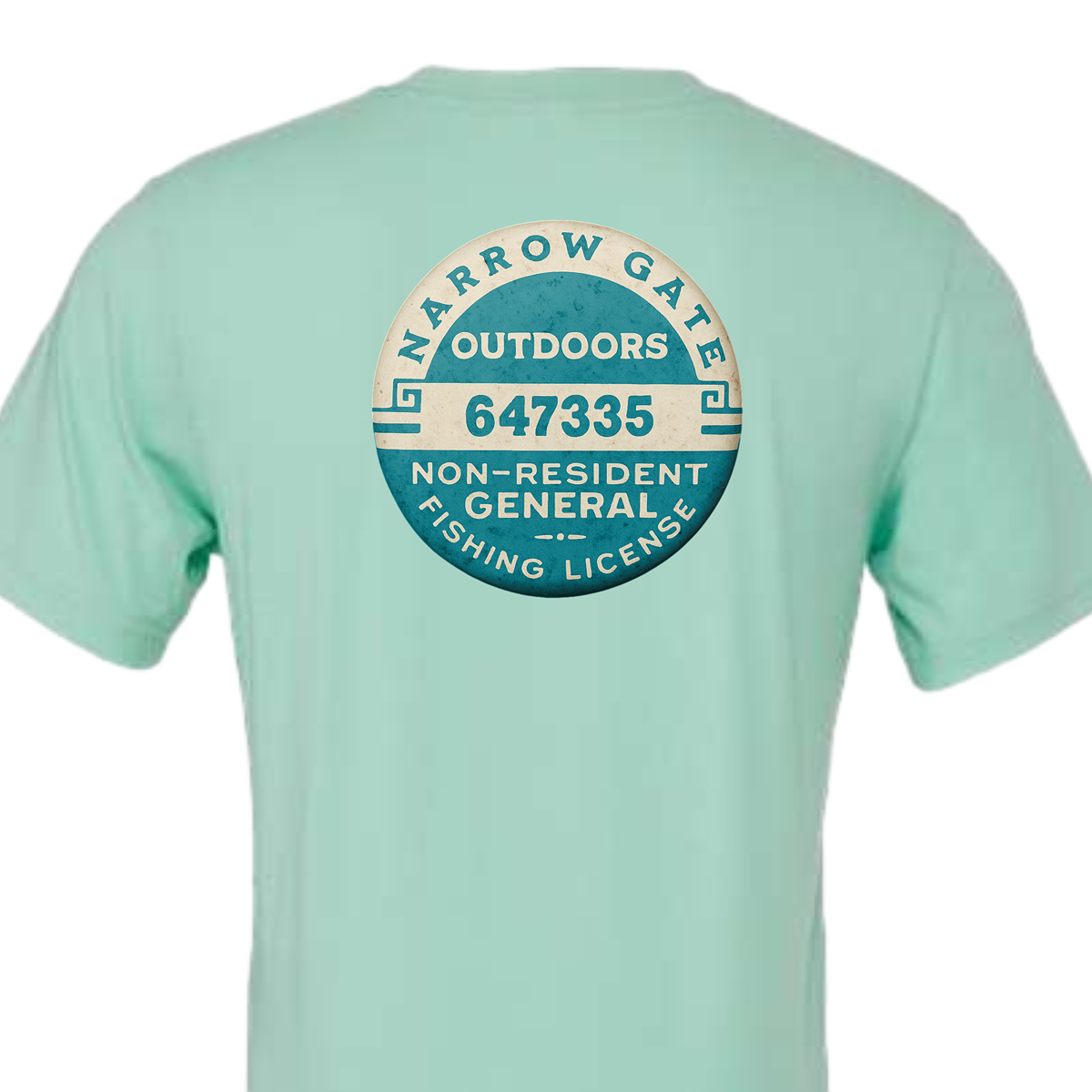 Vintage Fishing License Tee