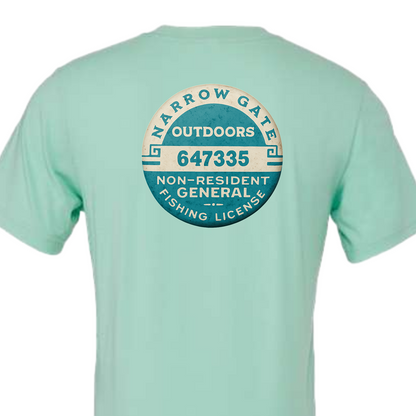 Vintage Fishing License Tee