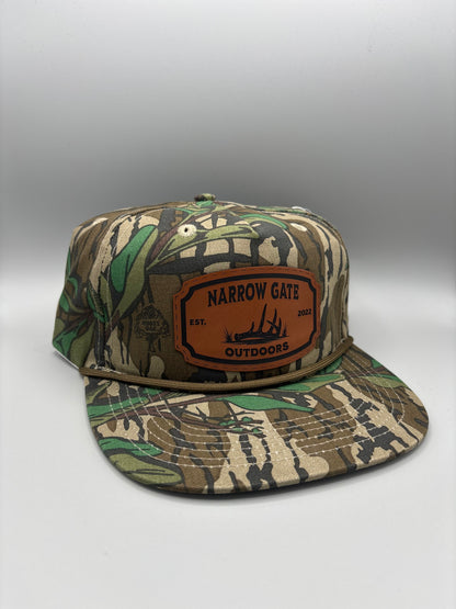 Drop Zone Leather Patch Rope Hat