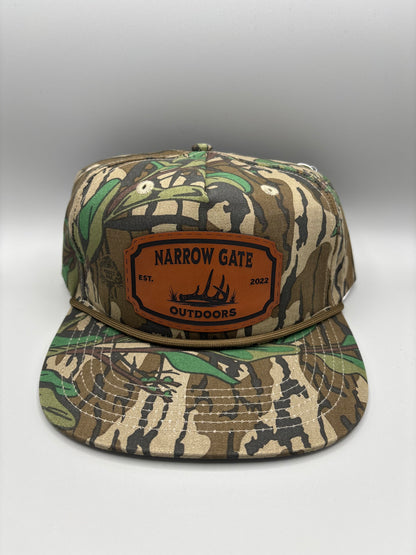 Drop Zone Leather Patch Rope Hat