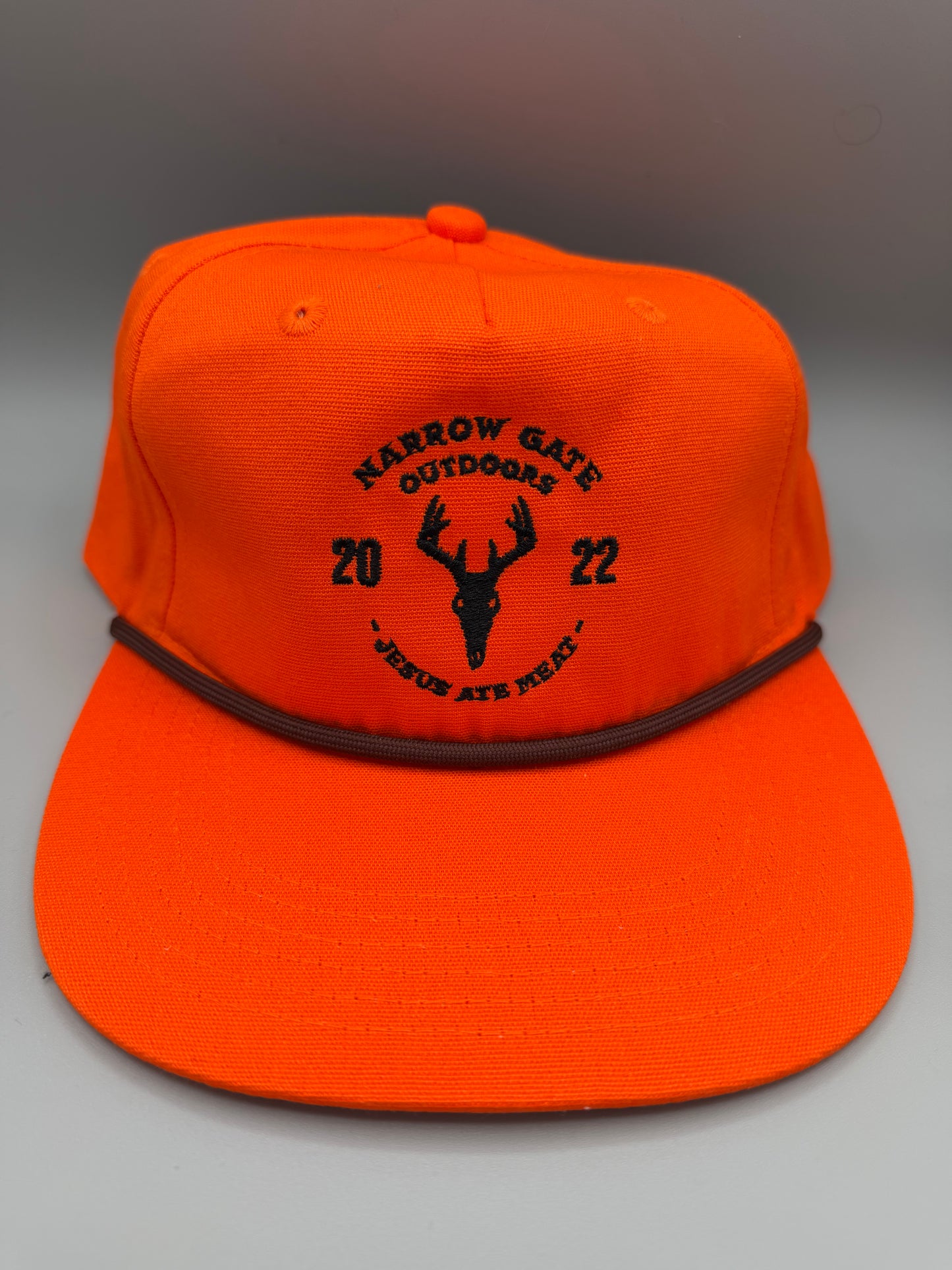 "Jesus Ate Meat" Hunting Flat Brim