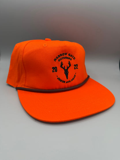 "Jesus Ate Meat" Hunting Flat Brim