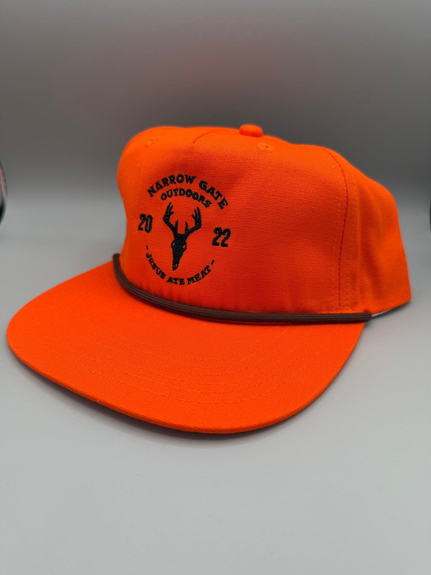 "Jesus Ate Meat" Hunting Flat Brim