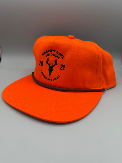 "Jesus Ate Meat" Hunting Flat Brim