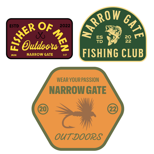 Fishing Stickers (3 Pack)